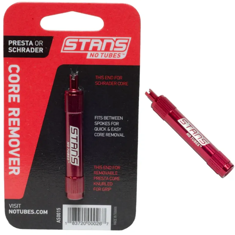 Stan's NoTubes Presta/Schrader Valve Core Removal Tool