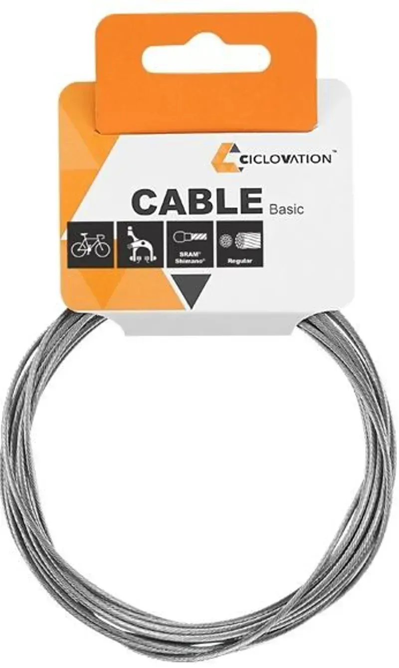 Ciclovation 1.6x3500mm Basic Shim/SRAM Road Brake Cable in Silver