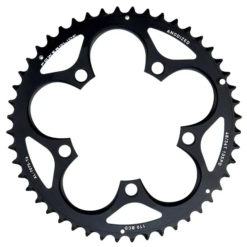 SRAM BB30 48T Alloy Chainring in Black
