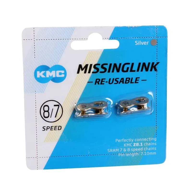 KMC MissingLink 7.1R Chain Links in Silver
