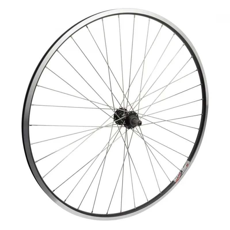WHEEL MASTER 700C ALLOY ROAD DOUBLE WALL WHEELS700cBlackQRRear5/6/7Freewheel