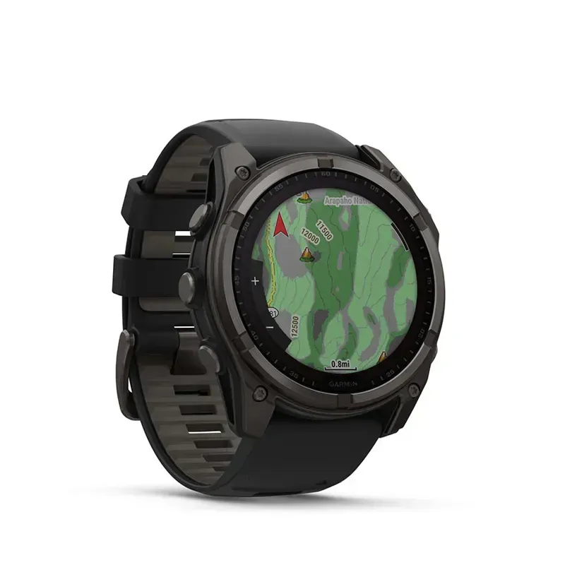 Garmin fenix 8 Pro Sapphire Solar 51mm Watch in Carbon Gray DLC
