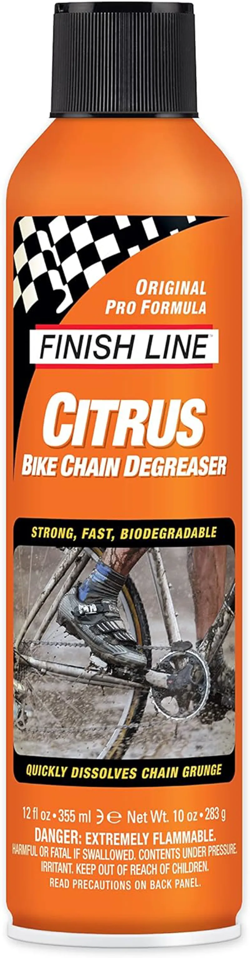 Finish Line Citrus Bike Degreaser 12oz Aerosol