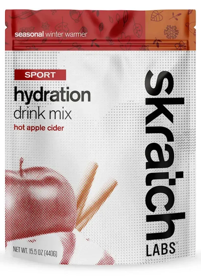 Skratch Sport Hydration Mix 440g Bag in Hot Apple Cider