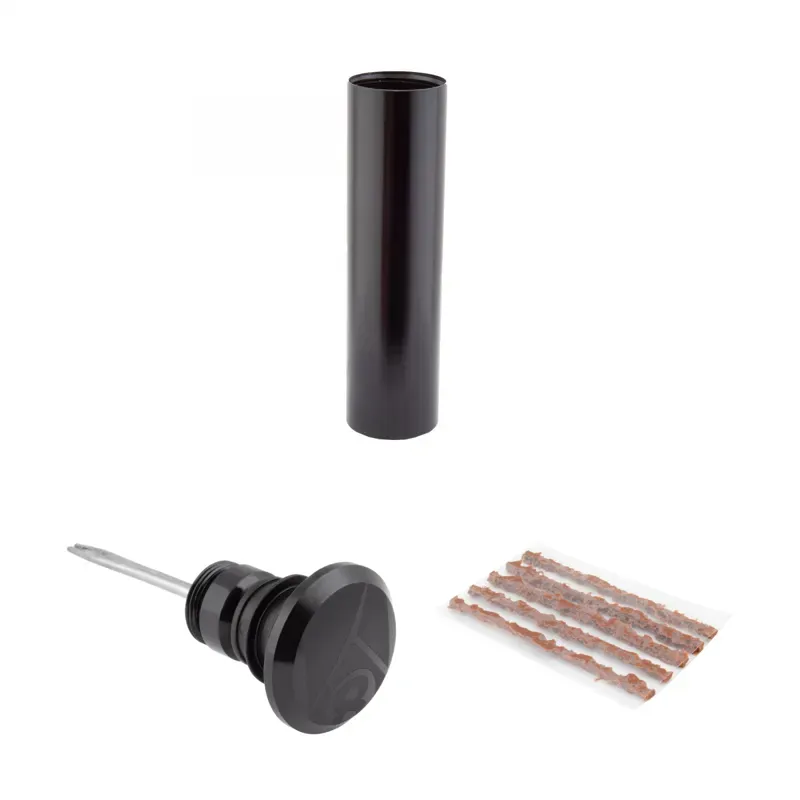 Origin8 Single MTB Bar End Tubeless Tire Repair Kit in Black