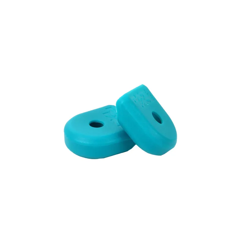 RaceFace Crank Boots: For Carbon Cranks 2-Pack Turquoise