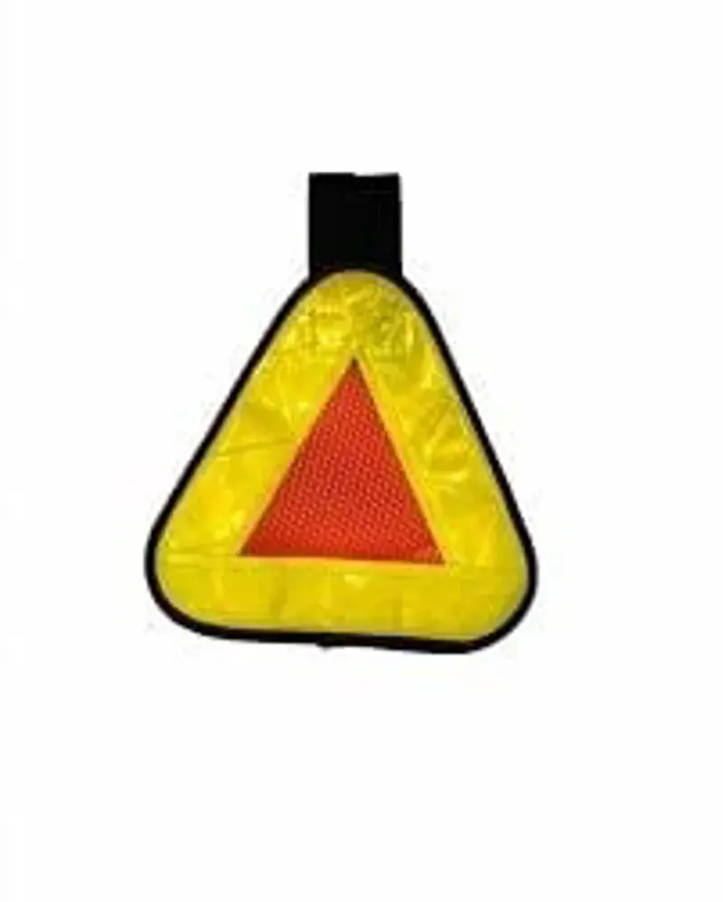 Aardvark Aardvark Reflective Triangle Yield Symbol 7x7 inch in Yellow