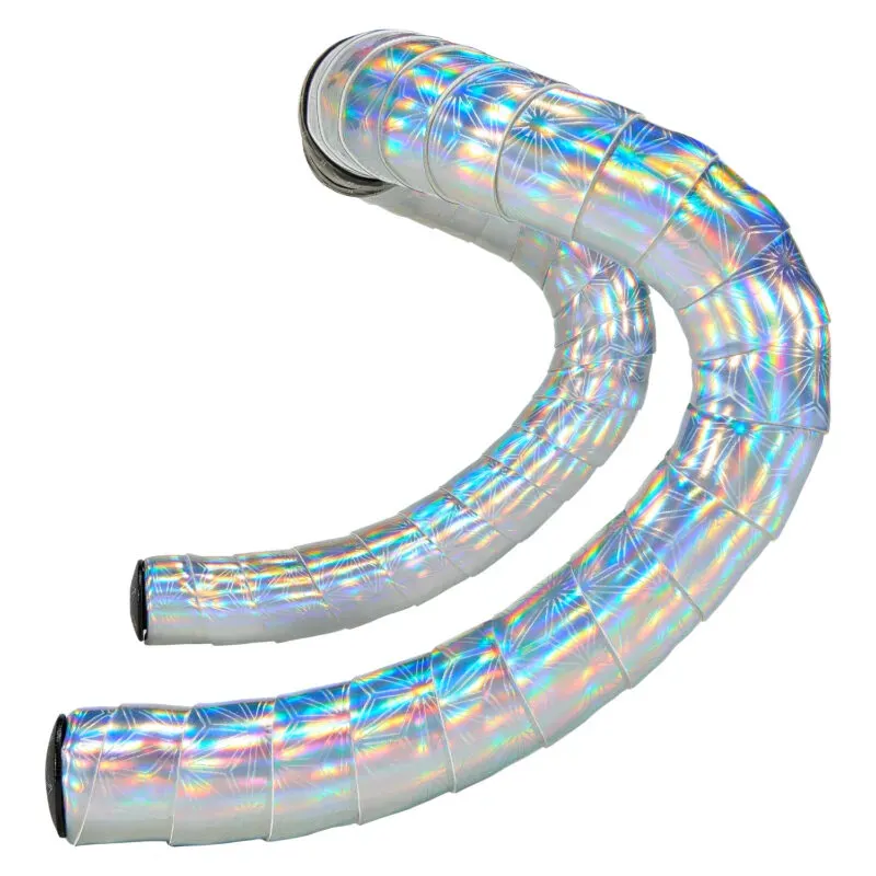 Supacaz Prizmatik Handlebar Tape and Plugs in Hologram