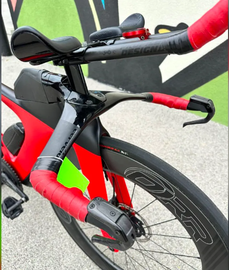 Pre Owned - Cervelo PX3 Custom build - Carbon Wheels Training wheels and Full disc wheel-5