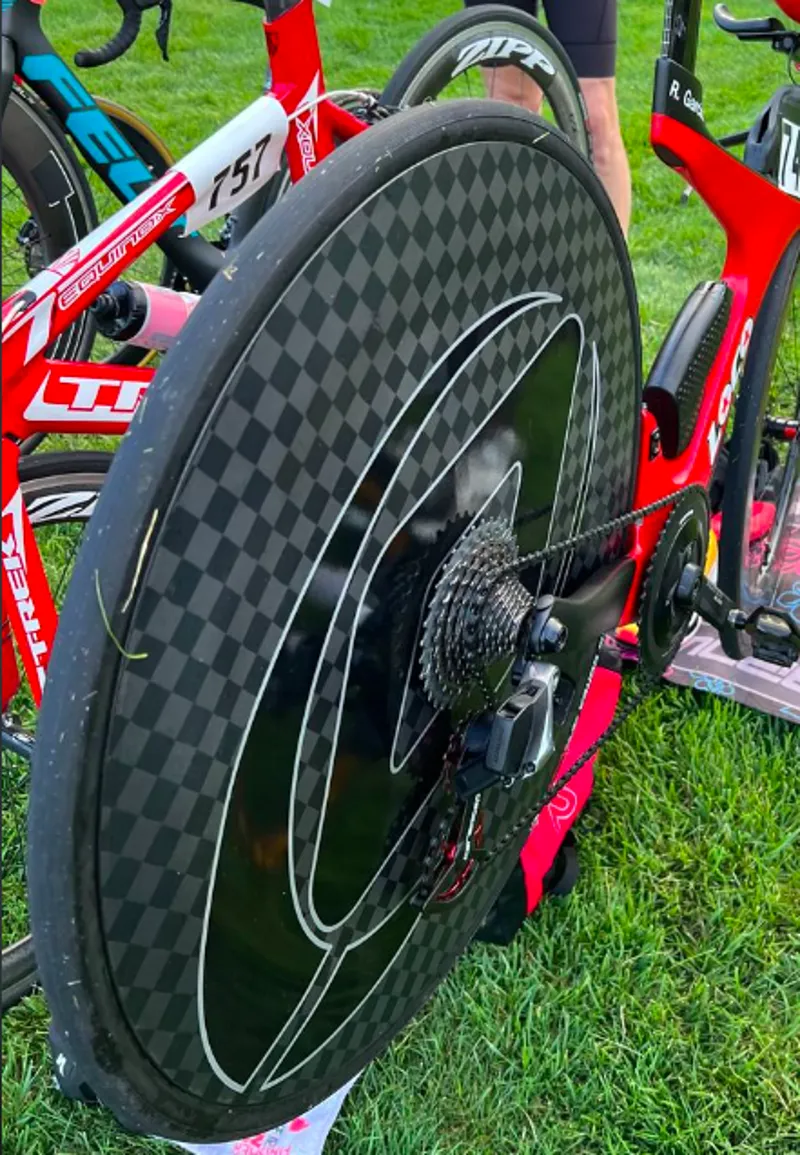 Pre Owned - Cervelo PX3 Custom build - Carbon Wheels Training wheels and Full disc wheel-7