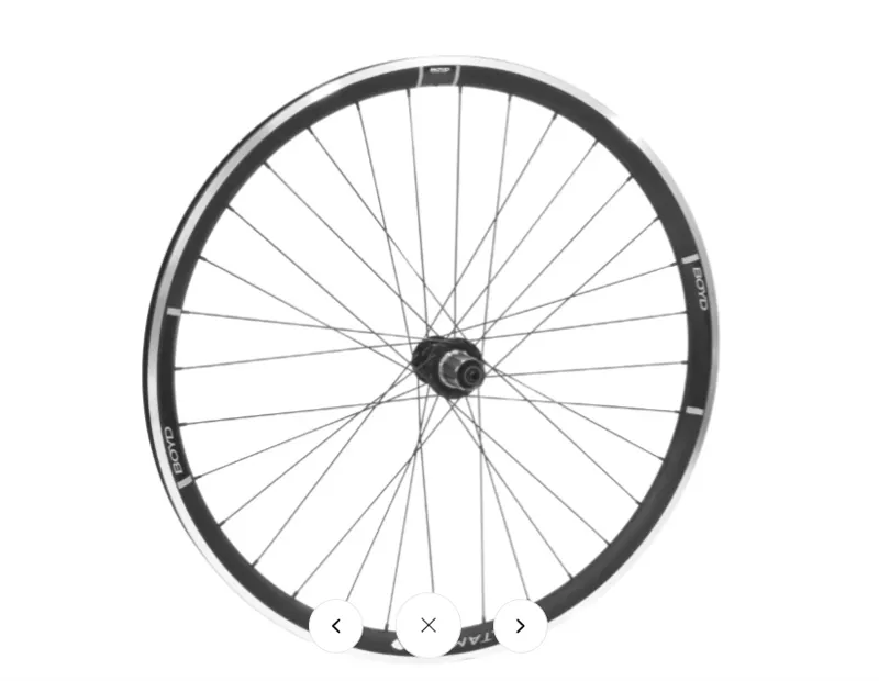 ALTAMONT ALLOY RIM BRAKE REAR WHEEL