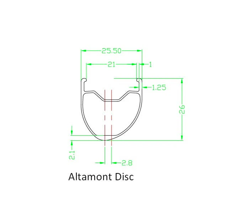 ALTAMONT ALLOY DISC FRONT WHEEL-1