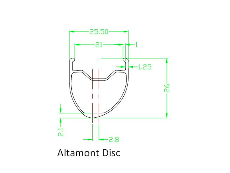 ALTAMONT ALLOY DISC REAR WHEEL-2