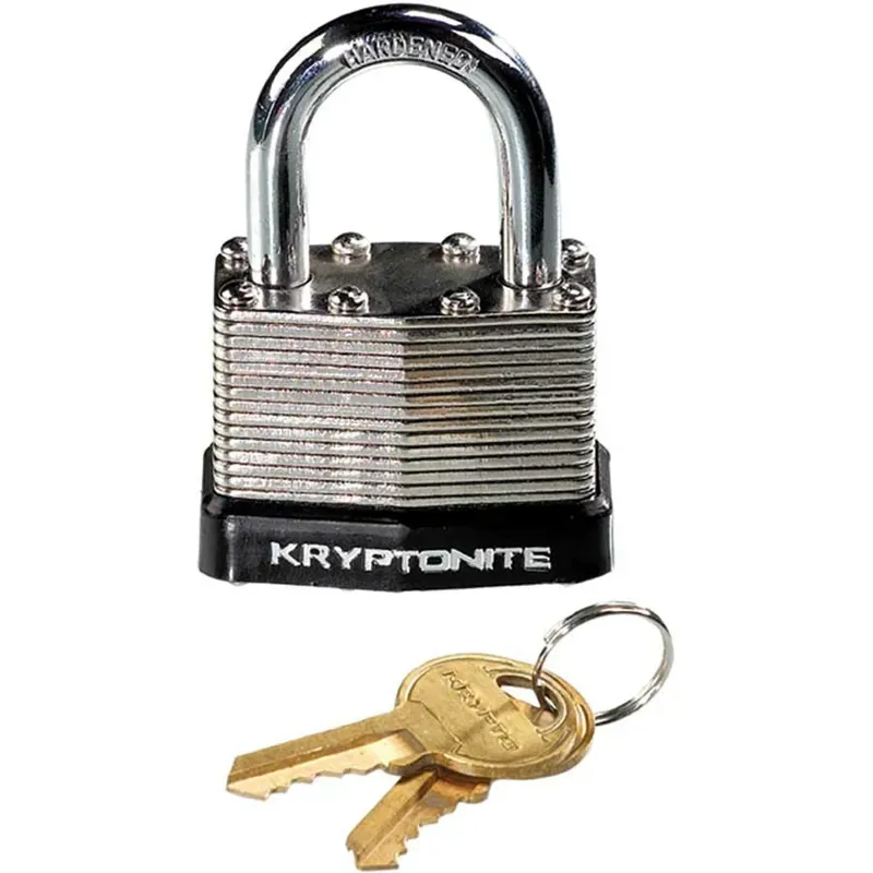 Kryptonite Laminated Steel Padlock in Silver