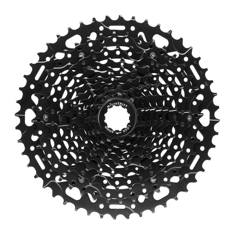 microSHIFT ADVENT X H-Series 10 Speed 11-48 Cassette in Black