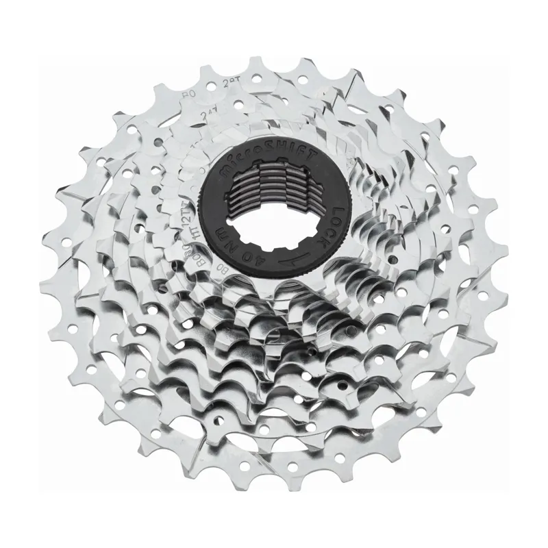 microSHIFT H-Series 10 Speed 11-28 Cassette in Silver