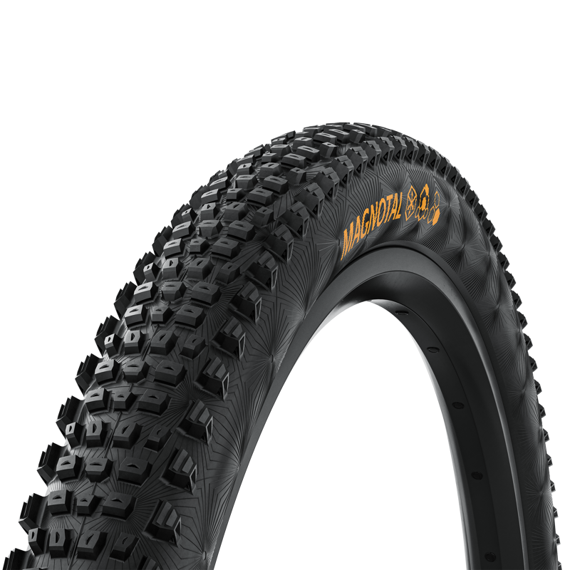 Continental Magnotal Tire - 29 X 2.40 Tubeless Folding Black Soft Trail Casing E25 Black 29 x 2.40-1