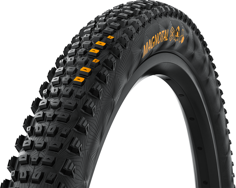 Continental Magnotal Tire - 29 X 2.40 Tubeless Folding Black Soft Trail Casing E25 Black 29 x 2.40-5