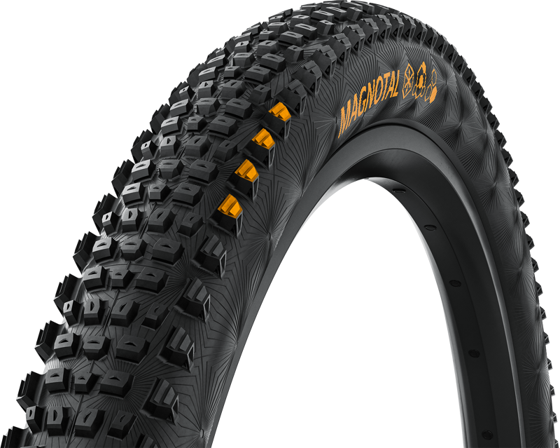 Continental Magnotal Tire - 29 X 2.40 Tubeless Folding Black Soft Trail Casing E25 Black 29 x 2.40-6