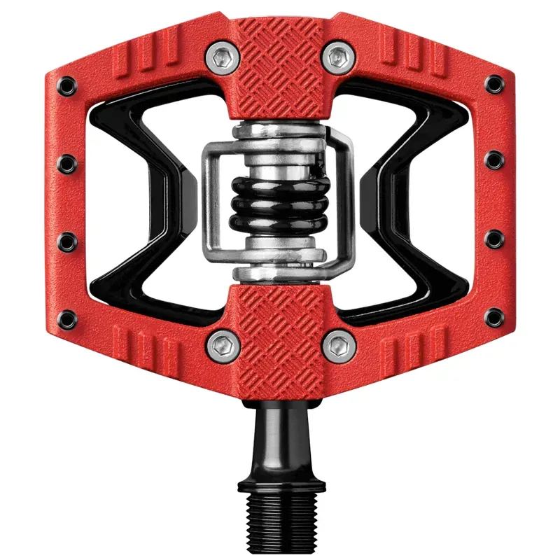 Crankbrothers Double Shot 3 Pedals in Red and Black-1