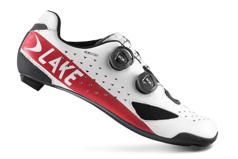 Lake Cycling CX238 White/Red - 45.5-1