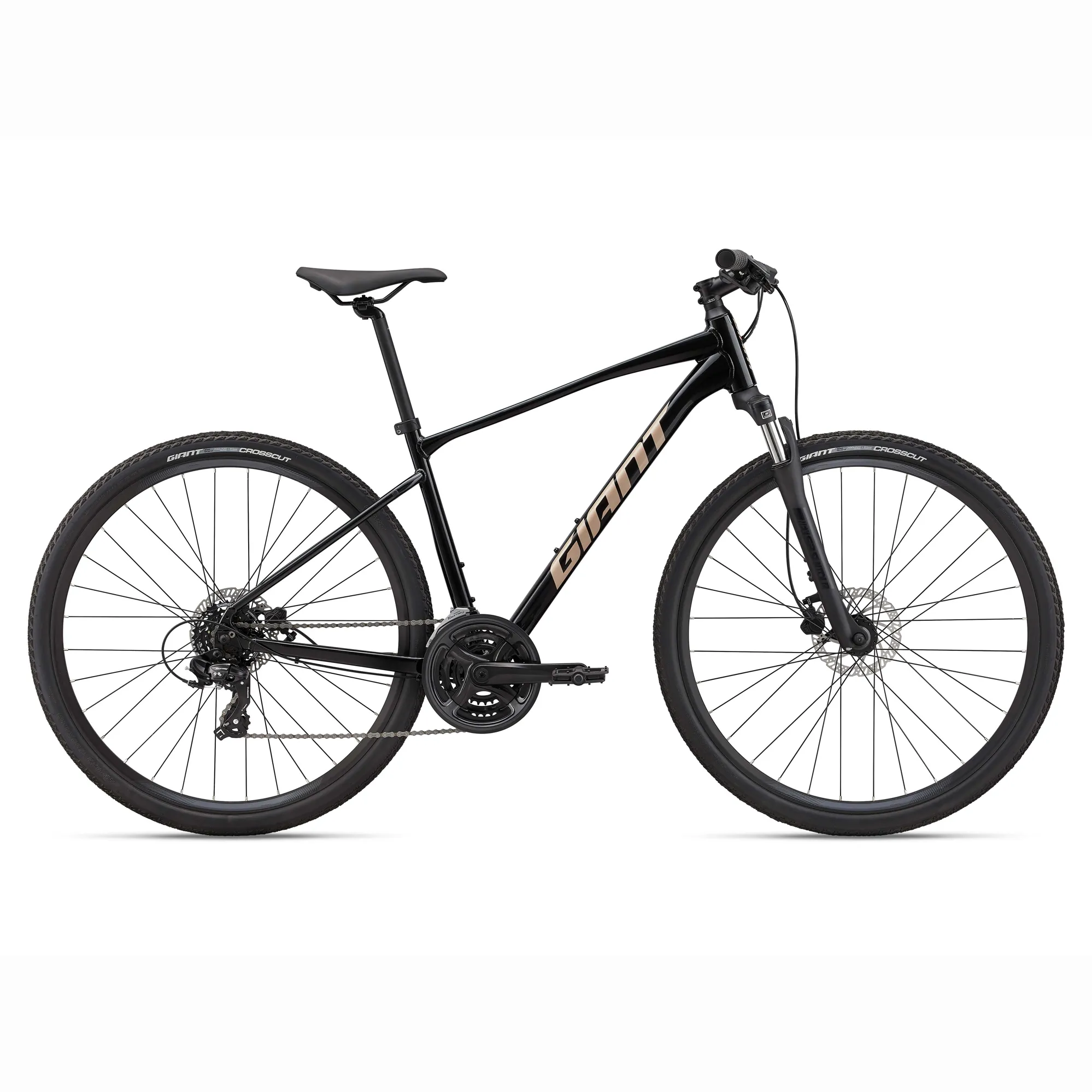 Giant Roam Disk Hybrid Bike in Black - Main Image
