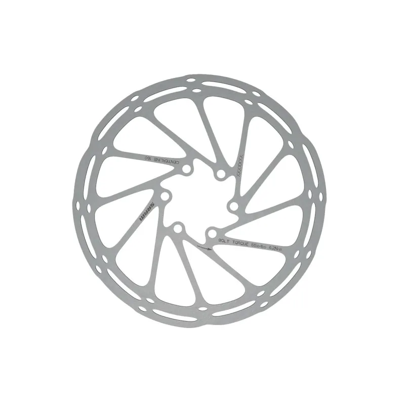 SRAM CenterLine Disc Brake Rotor - 160mm 6-Bolt Silver 160