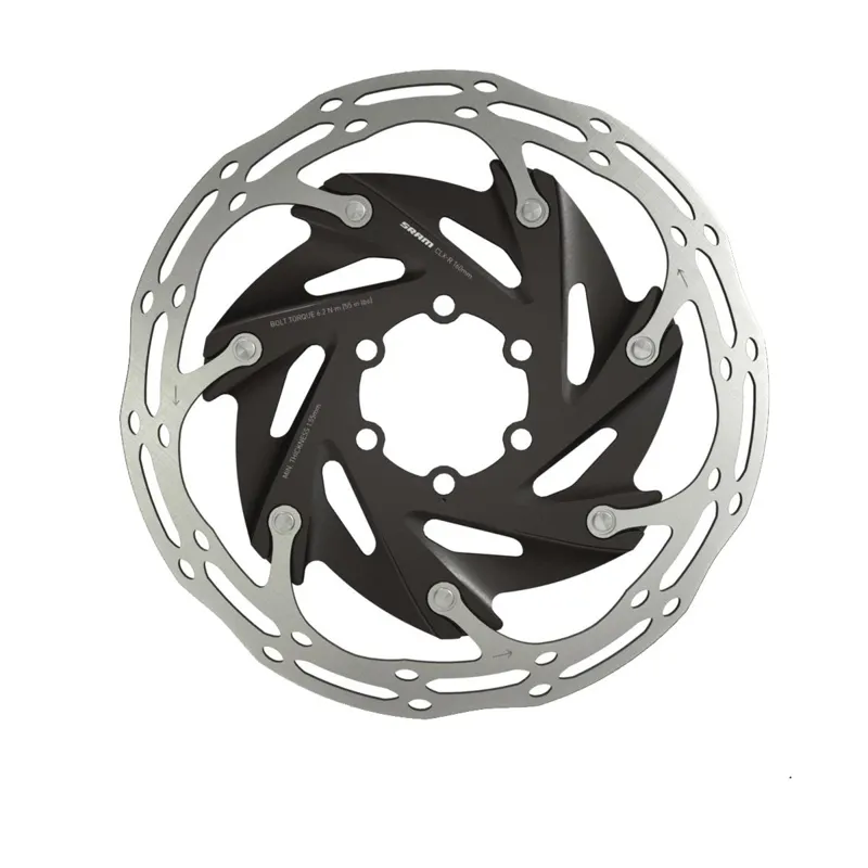 SRAM CenterLine XR Disc Brake Rotor 160mm Center Lock Silver Black 160