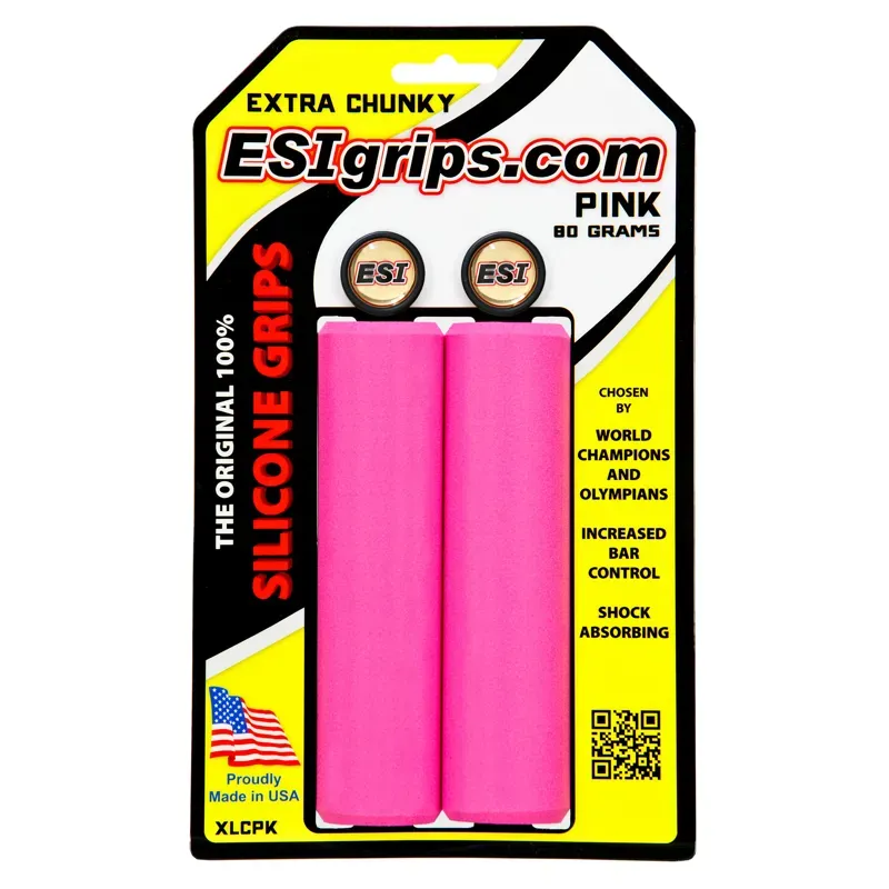 Esi Grips MTB Extra Chunky Silicone Grips In Pink