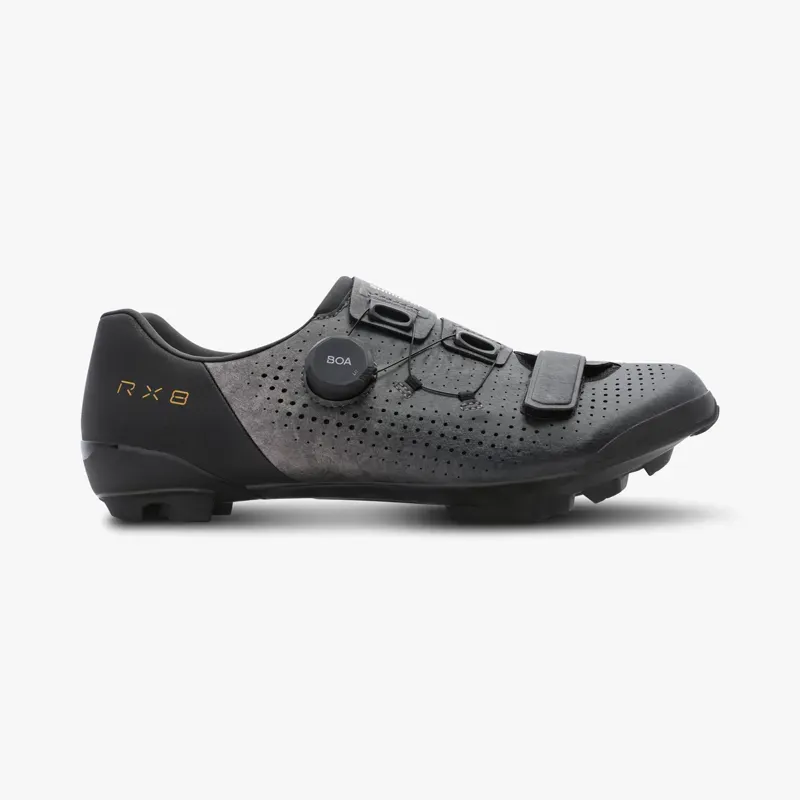 Shimano SH-RX801 Wide Gravel Racing Shoes in Black