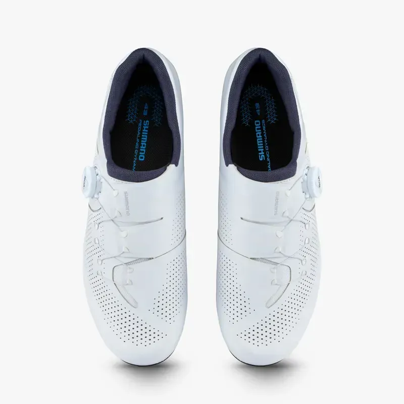 Shimano RC302 Road Shoes in White-5