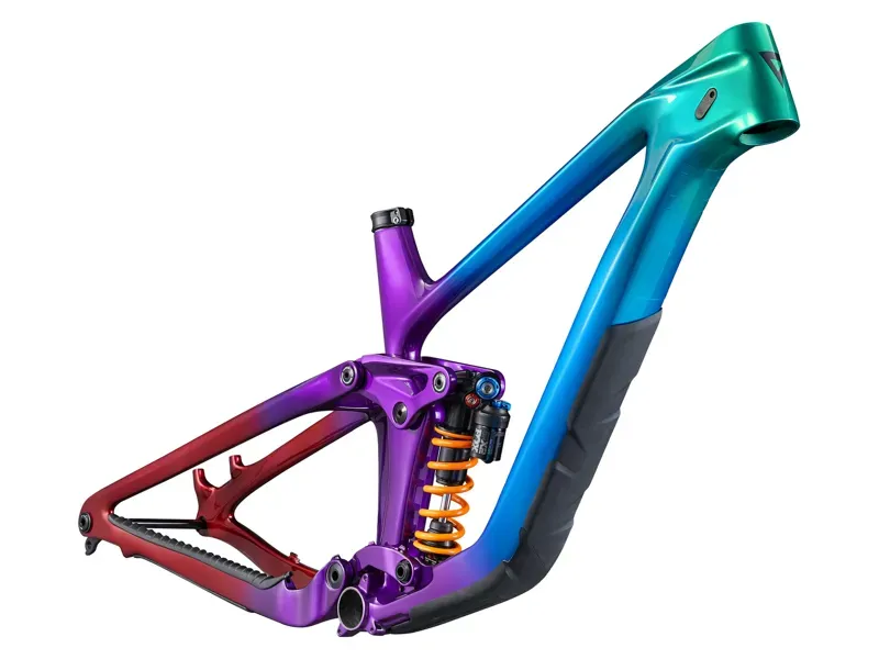 Giant Reign Advanced Frame MTB in Rainbow Sprayed-1