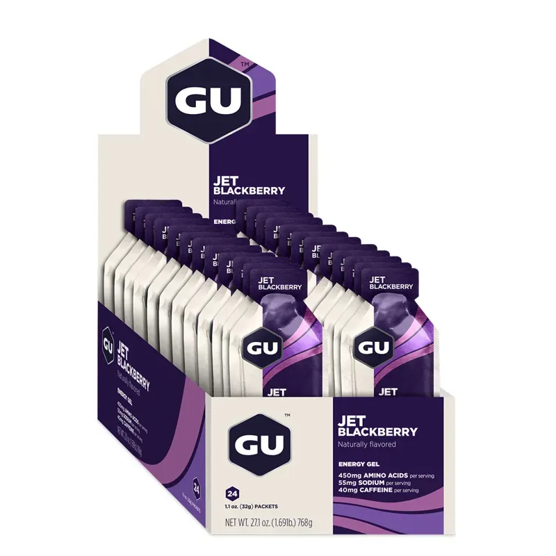 Gu Energy Gel 24-pack - Jet Blackberry