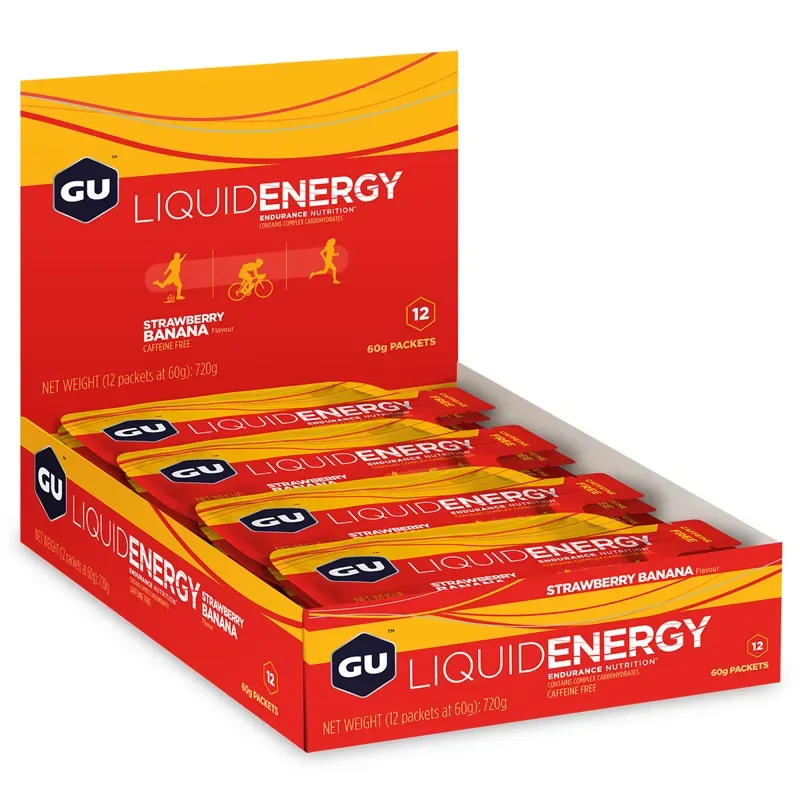Gu Liquid Energy Gel 12-box - Strawberry Banana