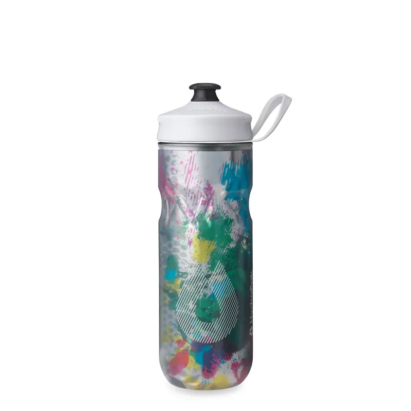 Hydrapak Polar Sport 20-oz Insulated Water Bottle in Splash Multi