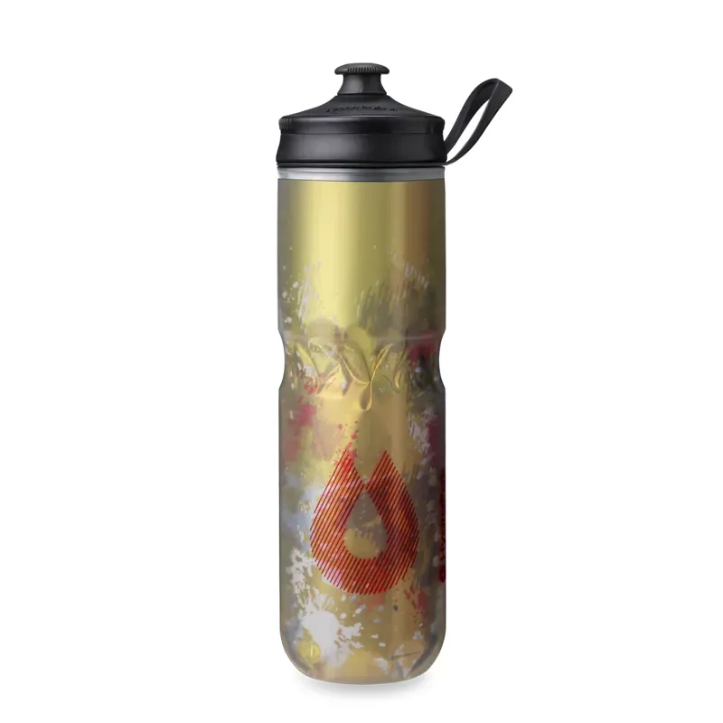 Hydrapak Polar Sport 24-oz Insulated Water Bottle in Splash Gold