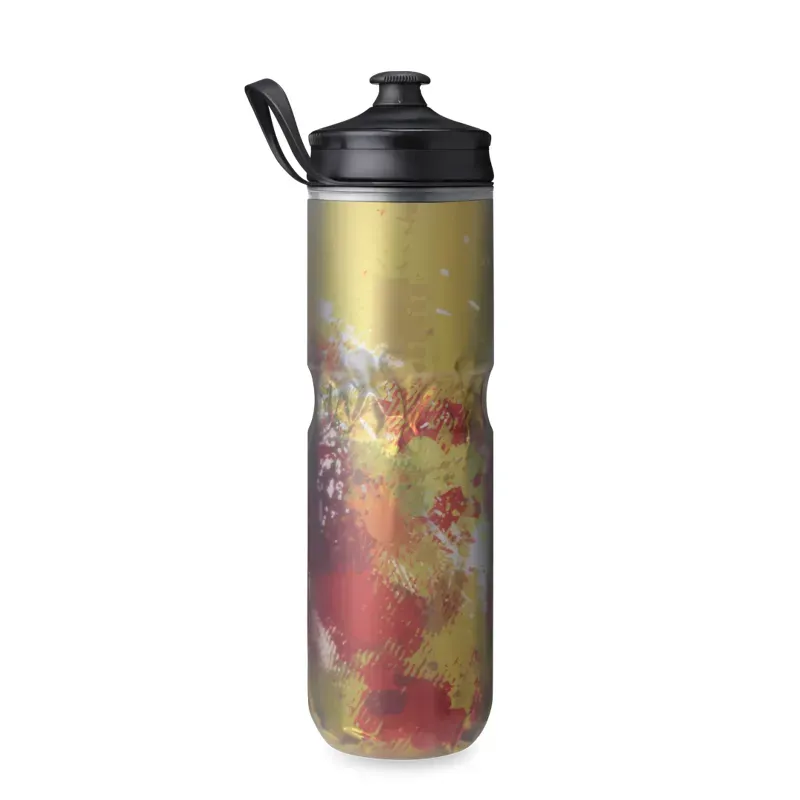 Hydrapak Polar Sport 24-oz Insulated Water Bottle in Splash Gold-1