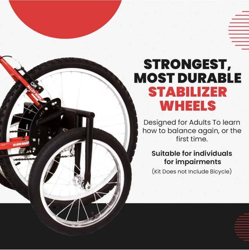Heavy-duty stabilizer wheels for adults-1