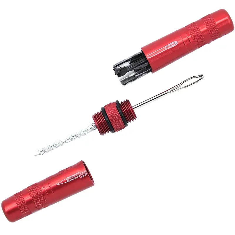 Kom Cycling Tire Repair Tool In Red