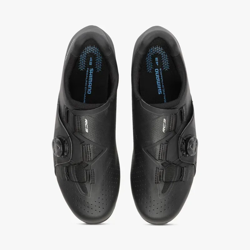 Shimano SH-RC300 Wide Road Cycling Shoe in Black-5