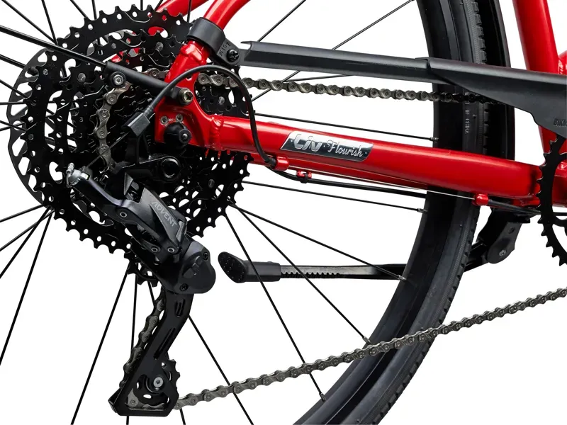 Liv Flourish FS Disk City Bike in Red Enamel-4