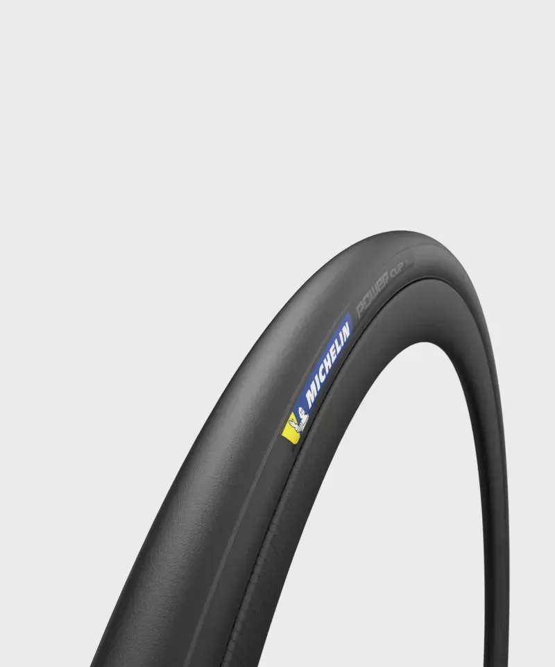 Michelin Power Cup TLR Tire - 700 X 25 Tubeless Folding Black Competition Line X-RACE Air Proof Black 700 x 25