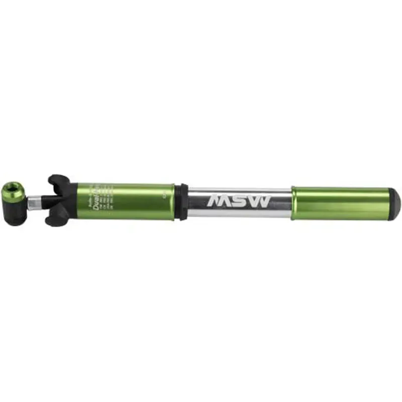 MSW Airlift 210 Road Mini Frame Pump in Green/Silver-1
