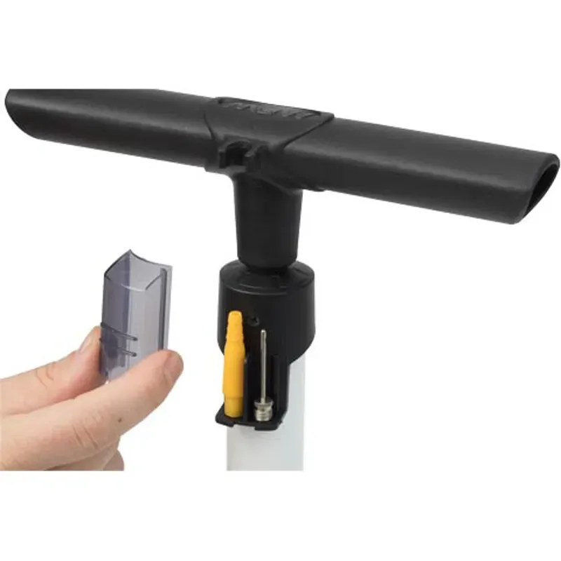 MSW FLP-100 Airlift Floor Pump in White/Green-3