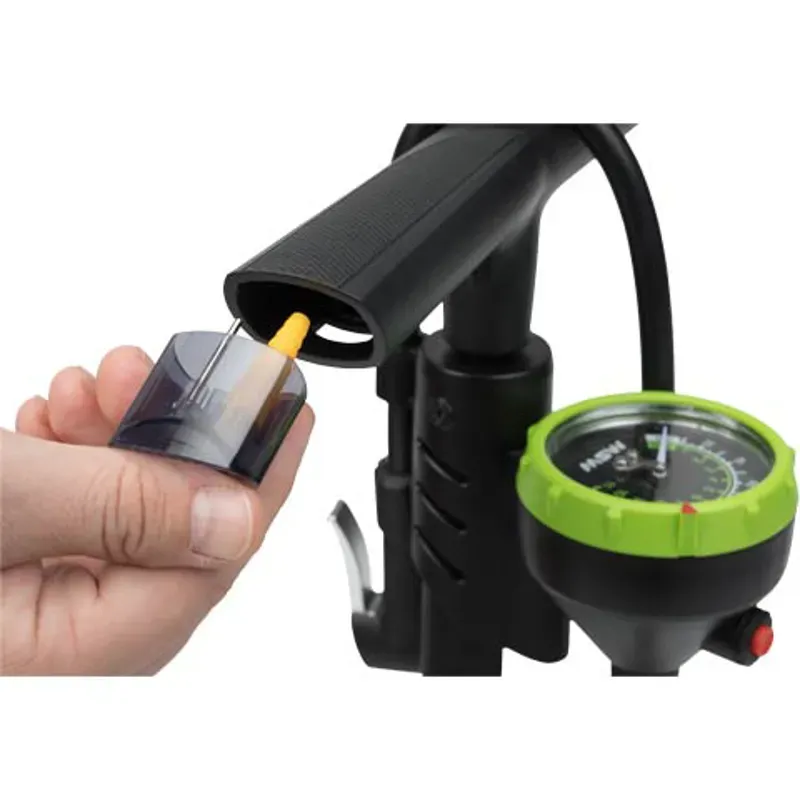 MSW FLP-200 AirLift Floor Pump in Black/Green-2