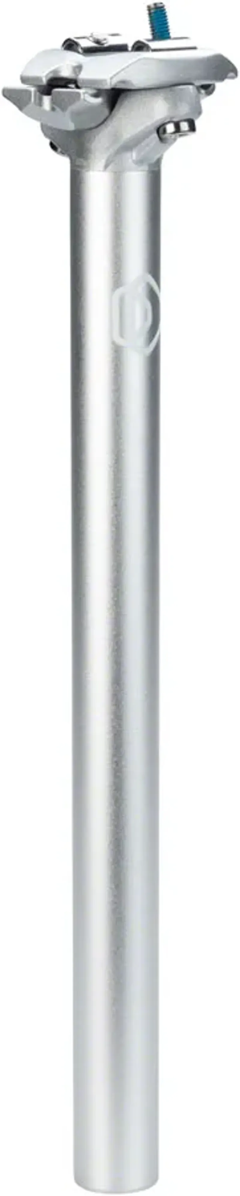 MSW Two-Bolt Seatpost 27.2 x 350mm in Matte Silver