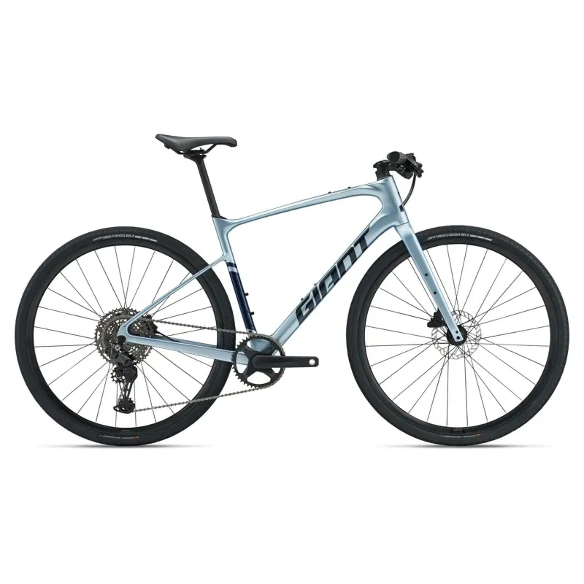 Giant FastRoad AR Advanced Road Bike In Glacier Silver