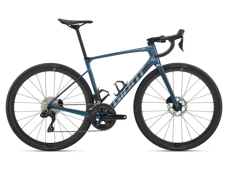 Giant Defy Advanced 0 Road Bike In Ocean Twilight Chrome
