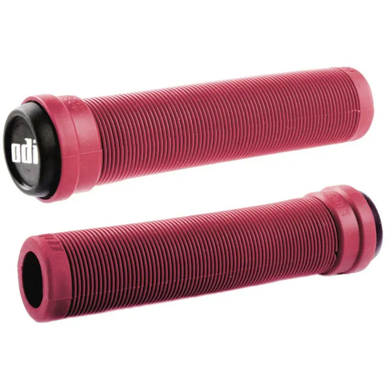 ODI Flangeless Longneck Grips - Red