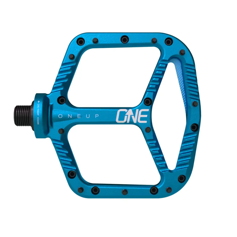 OneUp Components 9/16-inch Aluminum Platform Pedals in Blue